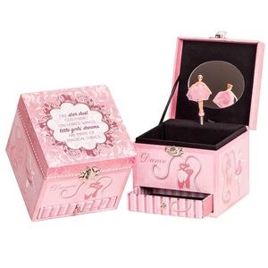 Star Dust Little Girls Dreams Swan Lake Jewelry Box